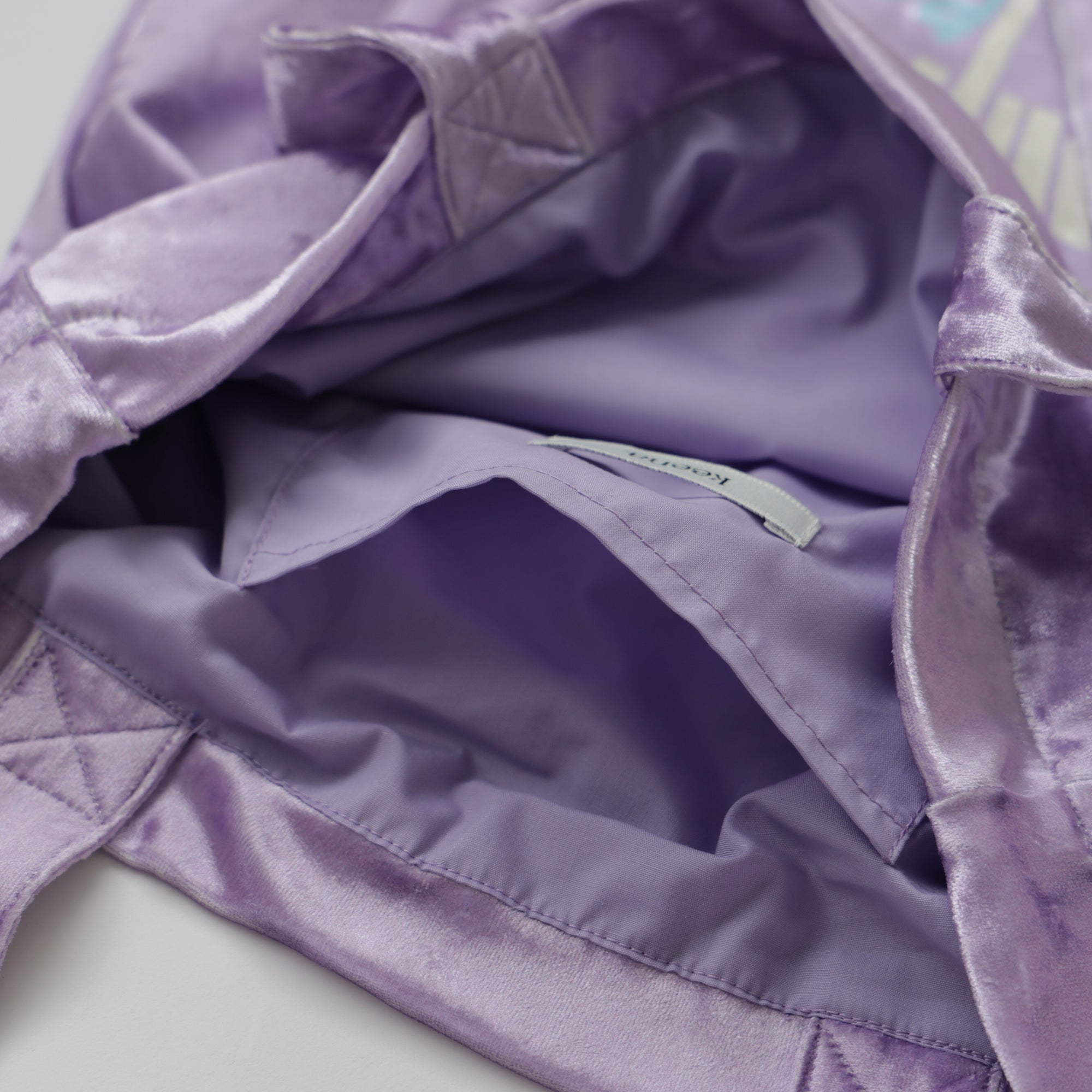 【Online limited 】printed tote bag (LAVENDER)