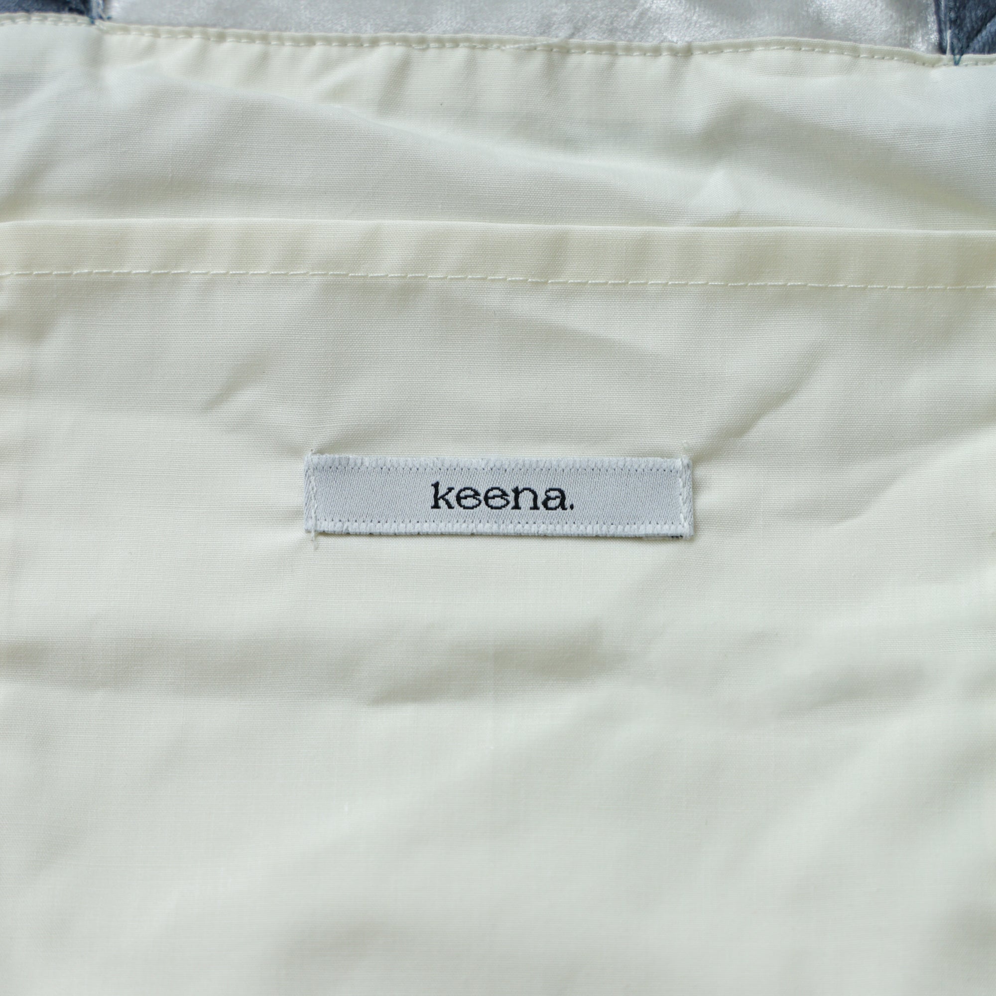 【Online limited 】printed tote bag (IVORY×C.GRAY)