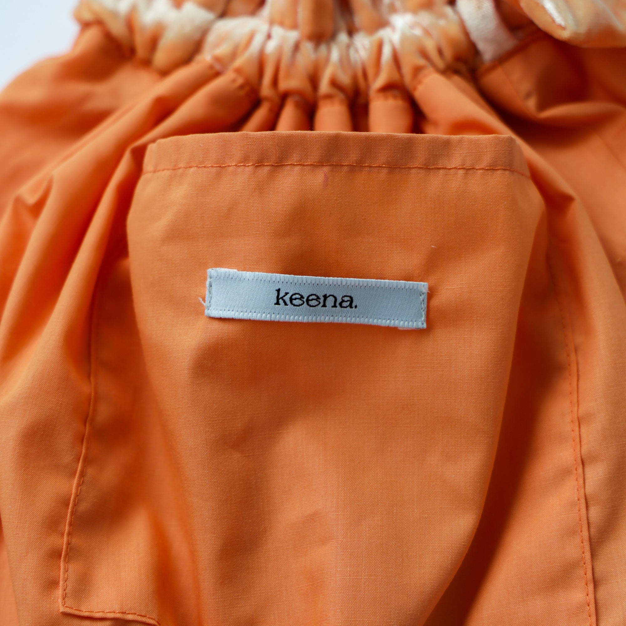 VELOR Drawstring bag(ORENGE)