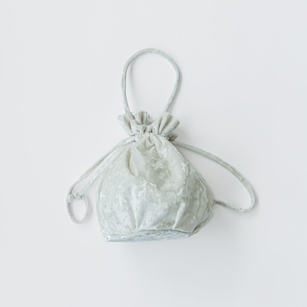 VELOR Drawstring bag(WHITE)