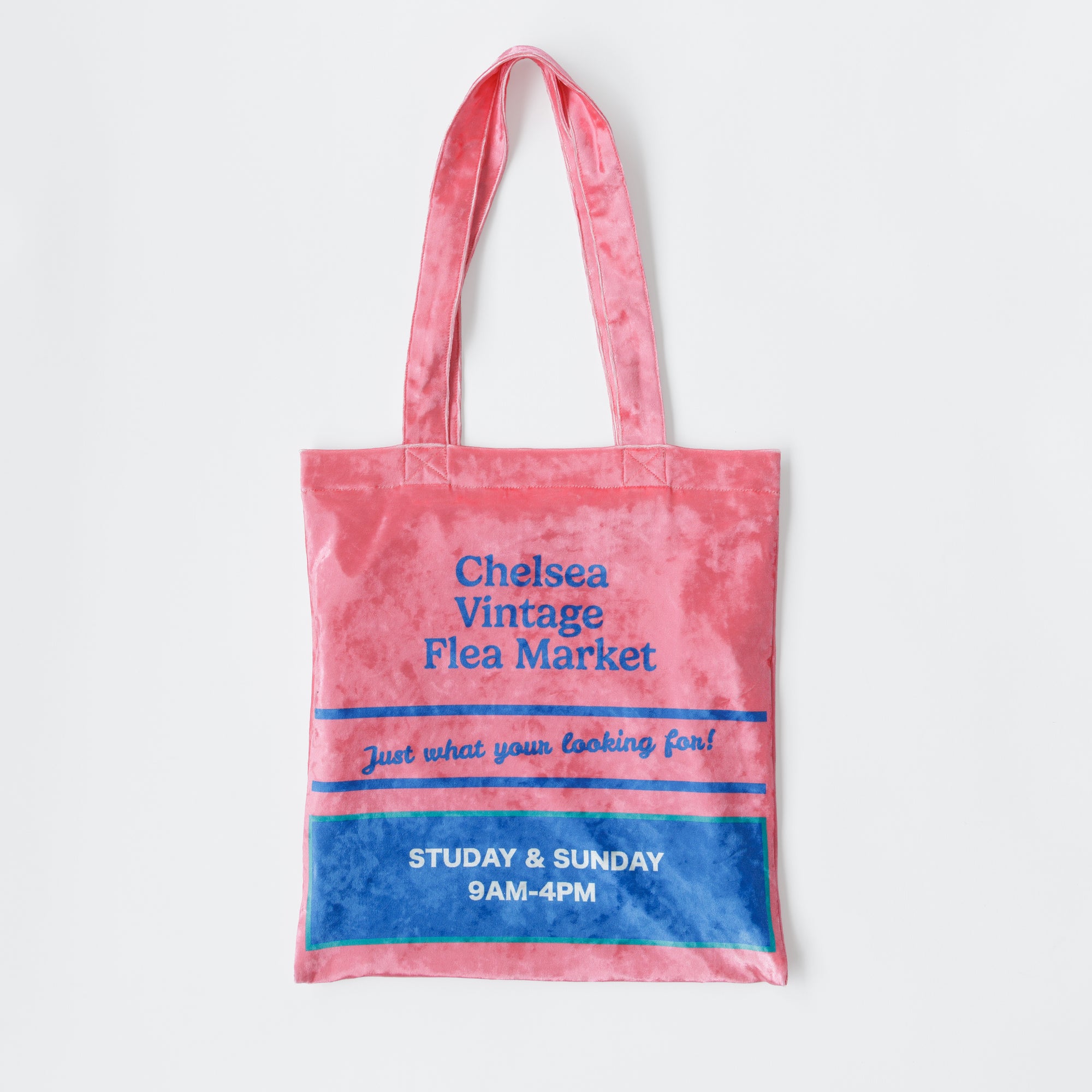【Online limited 】printed tote bag (HOT PINK)