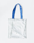 【Online limited 】printed tote bag (IVORY×BLUE)