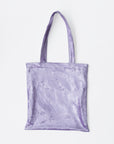 【Online limited 】printed tote bag (LAVENDER)