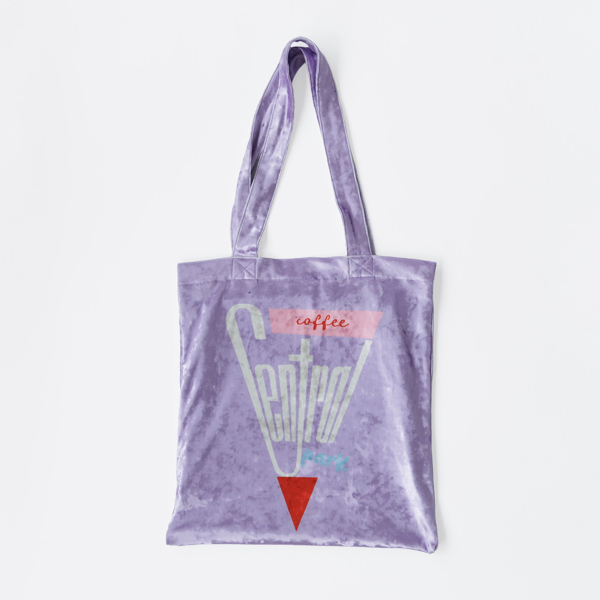 【Online limited 】printed tote bag (LAVENDER)