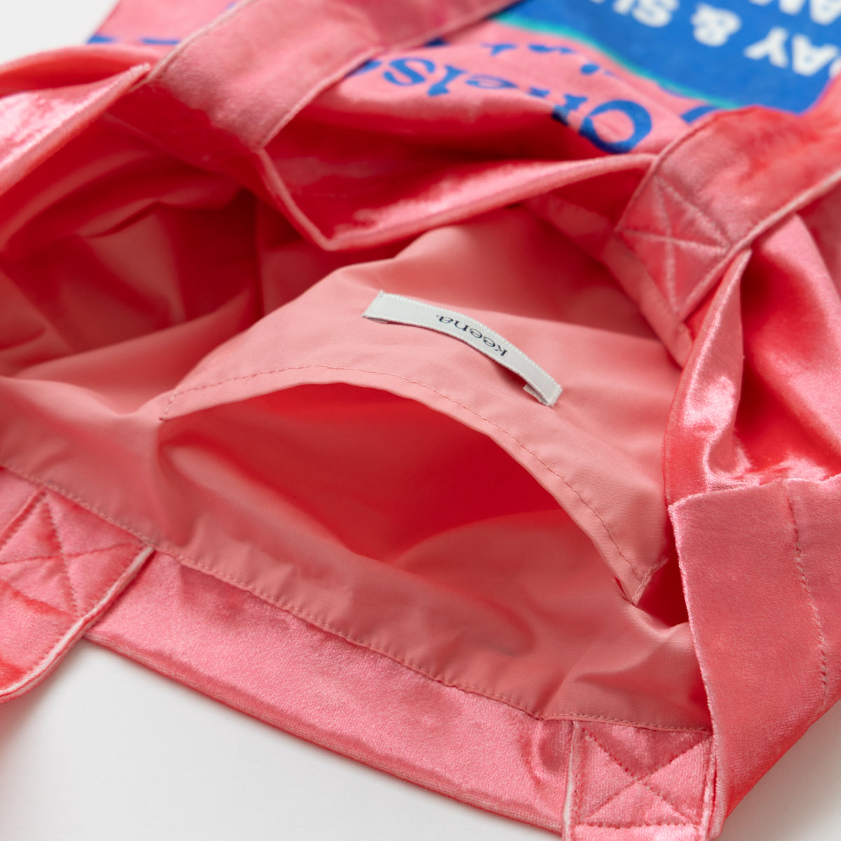 【Online limited 】printed tote bag (HOT PINK)