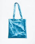 【Online limited 】printed tote bag (Blue)