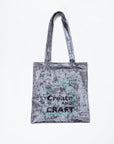 【Online limited 】printed tote bag (C.GRAY)