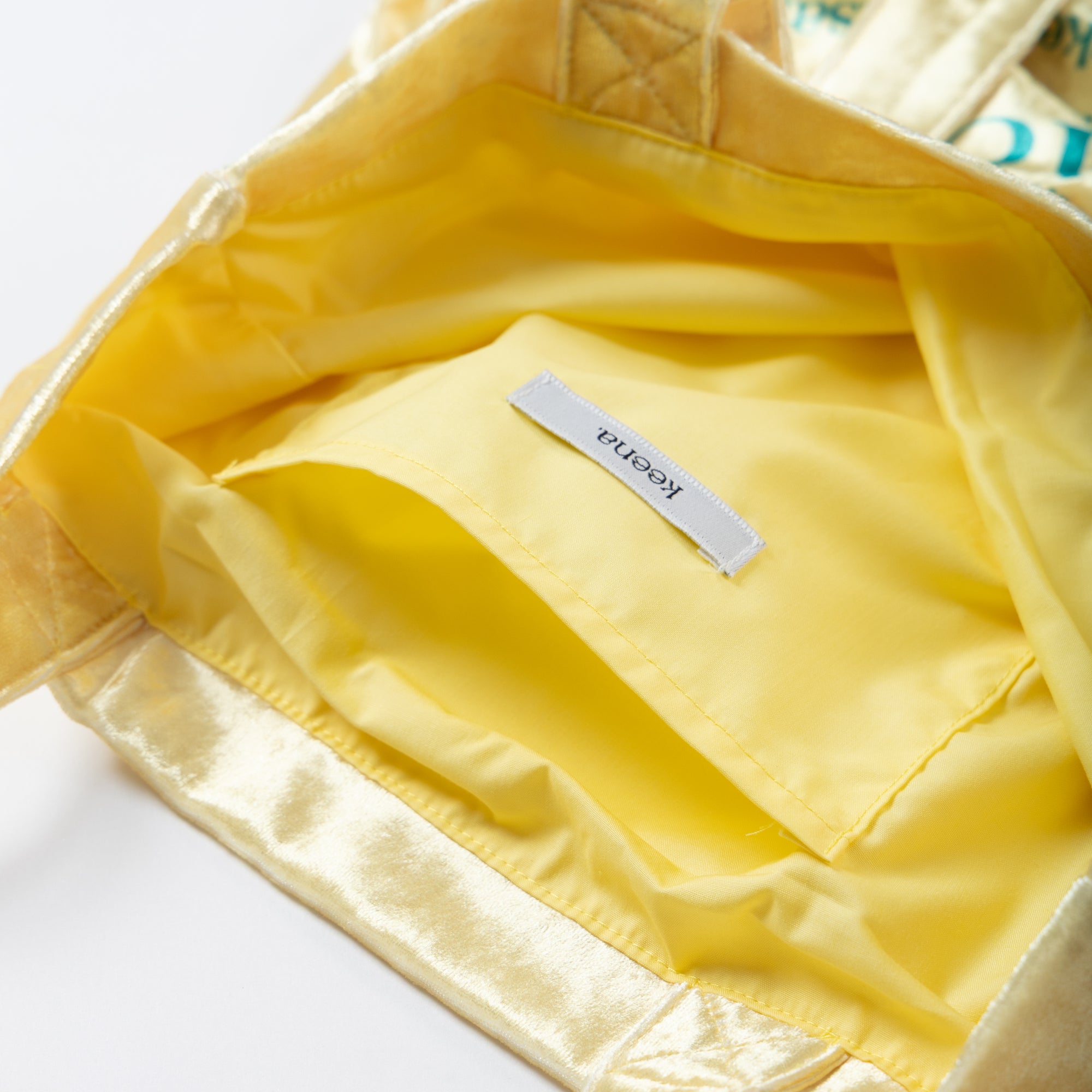 【Online limited 】printed tote bag (Yellow)