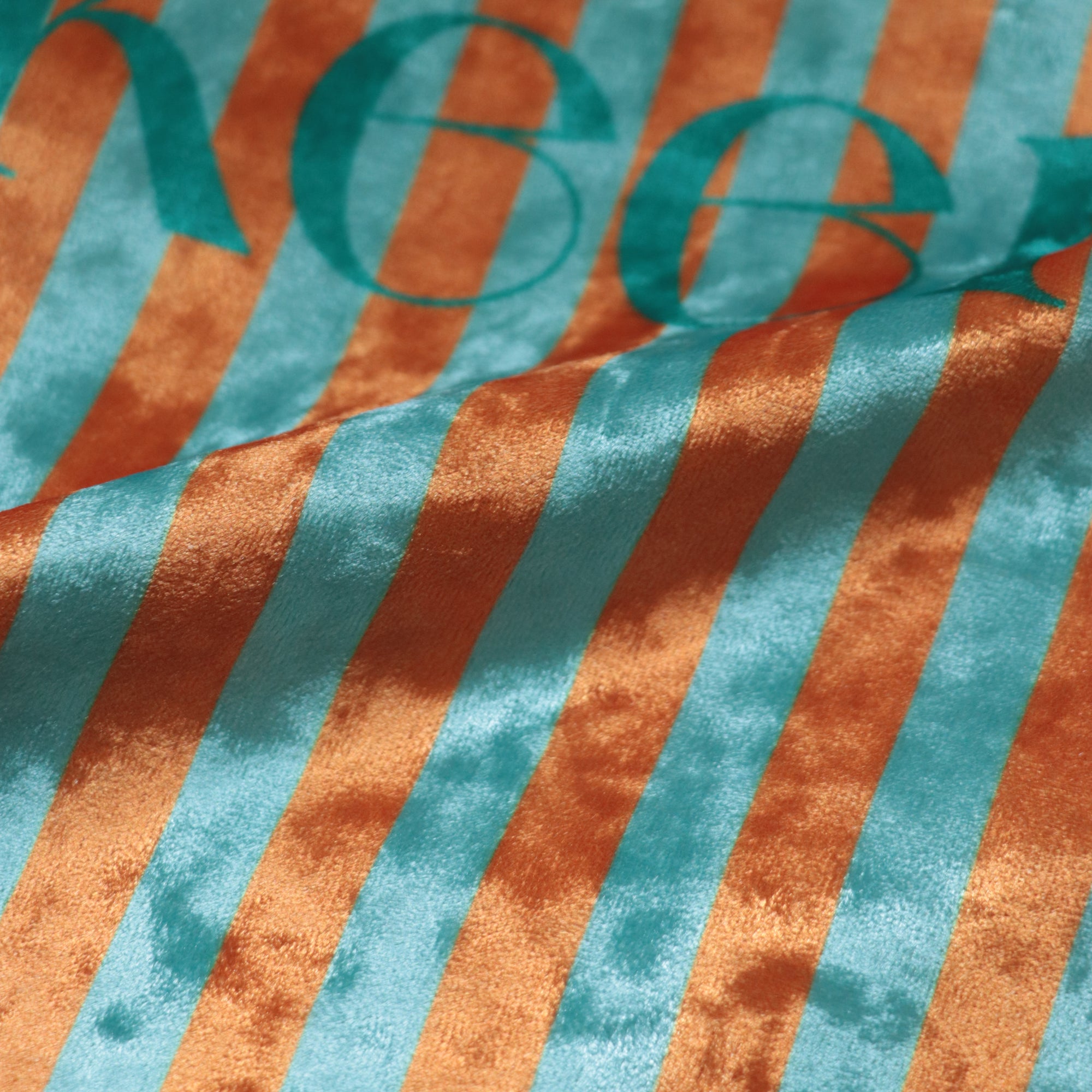 【Online limited 】printed tote bag (Orange stripe)