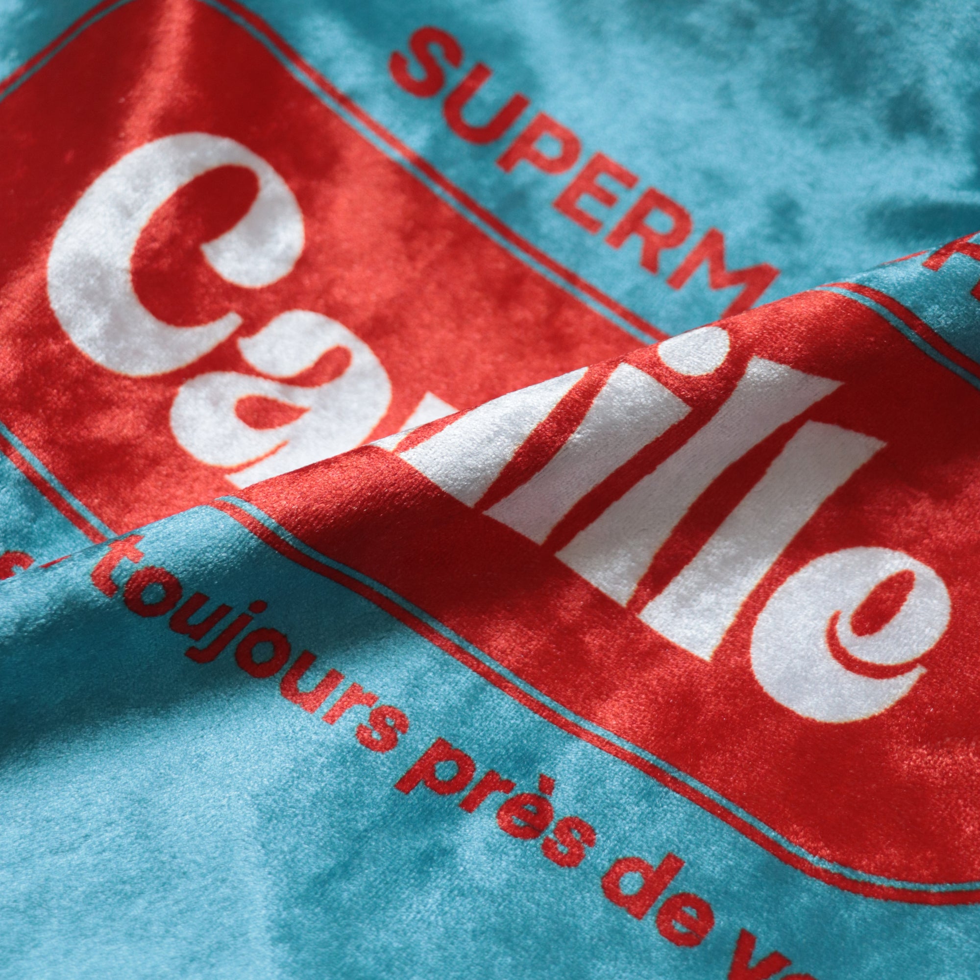 【Online limited 】printed tote bag (Blue)