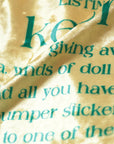 【Online limited 】printed tote bag (Yellow)